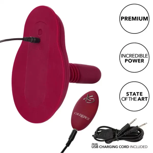 Vibrador Feminino Dual Rider Thrust & Grind com Comando sem Fios