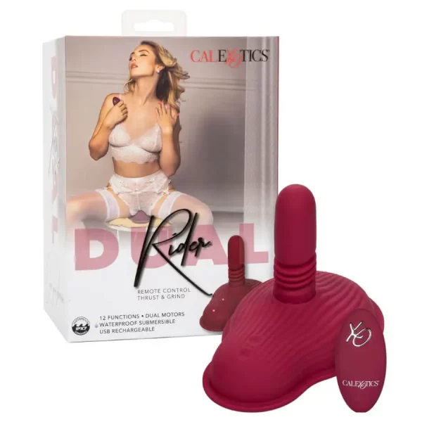 Vibrador Feminino Dual Rider Thrust & Grind com Comando sem Fios