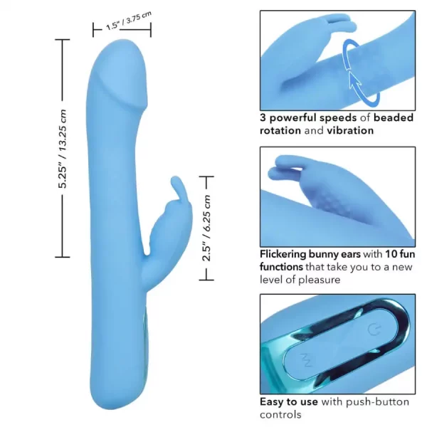 Vibrador Feminino Elite Rotating Rabbit