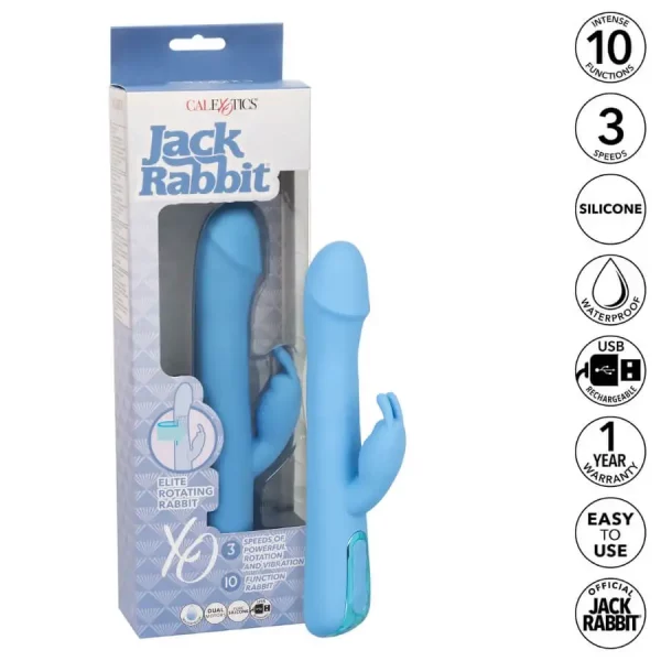 Vibrador Feminino Elite Rotating Rabbit
