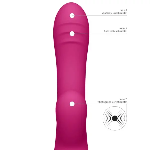 Vibrador Feminino Oscilante VIVE Tani Rosa