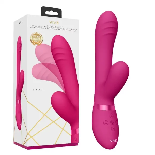 Vibrador Feminino Oscilante VIVE Tani Rosa