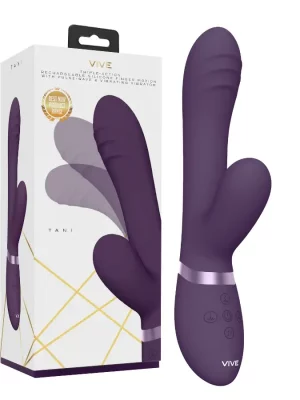 Vibrador Feminino Oscilante VIVE Tani Roxo