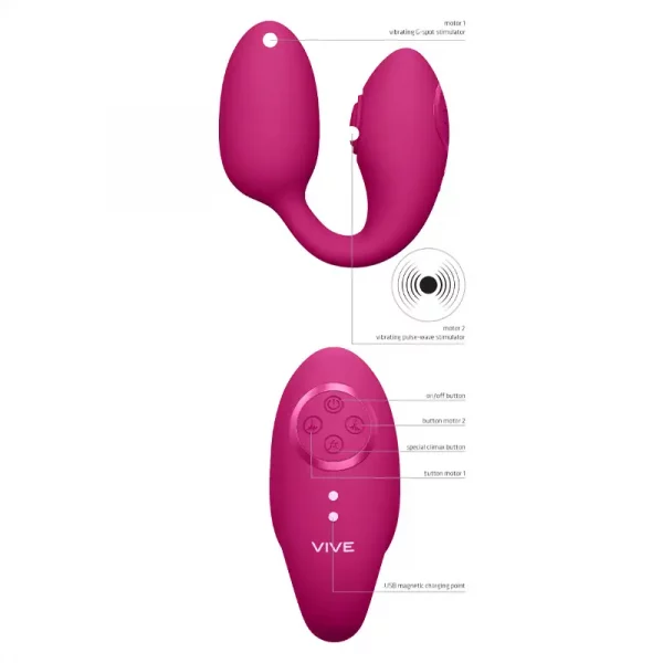Vibrador Feminino Vive Aika Rosa
