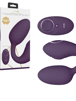 Vibrador Feminino Vive Aika Roxo