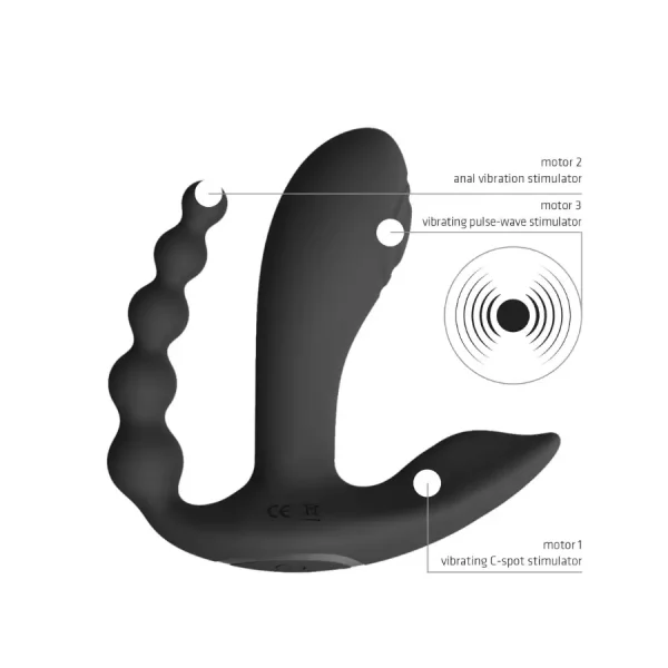 Vibrador Feminino VIVE Kata Preto