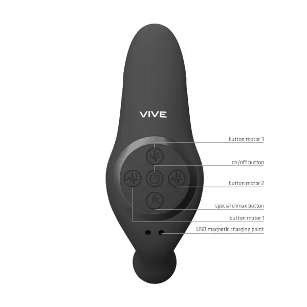Vibrador Feminino VIVE Kata Preto