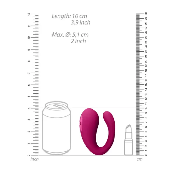 Vibrador Feminino Vive Yoko Rosa