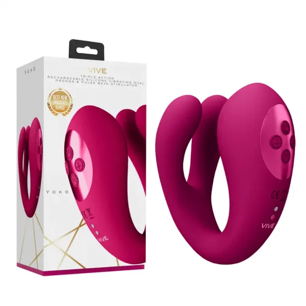 Vibrador Feminino Vive Yoko Rosa