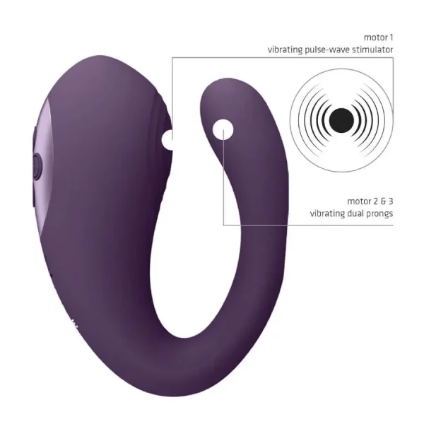 Vibrador Feminino Vive Yoko Roxo