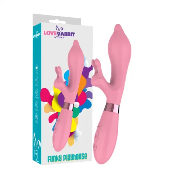 Vibrador Funky Playhouse Love Rabbit