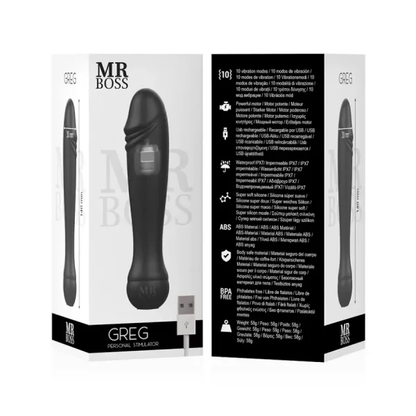 Vibrador Greg Personal Stimulator 14 cm