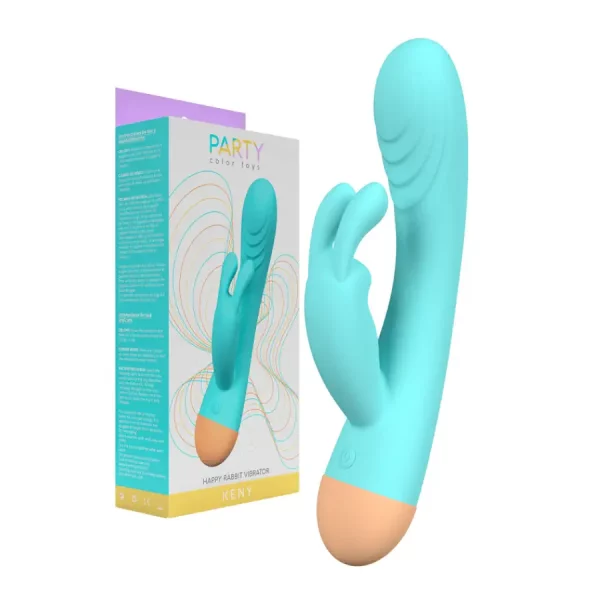 Vibrador Happy Rabbit Keny Azul