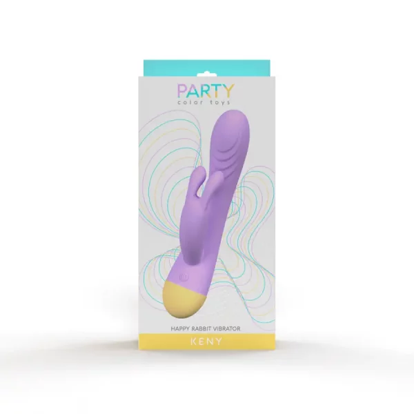 Vibrador Happy Rabbit Keny Lilás