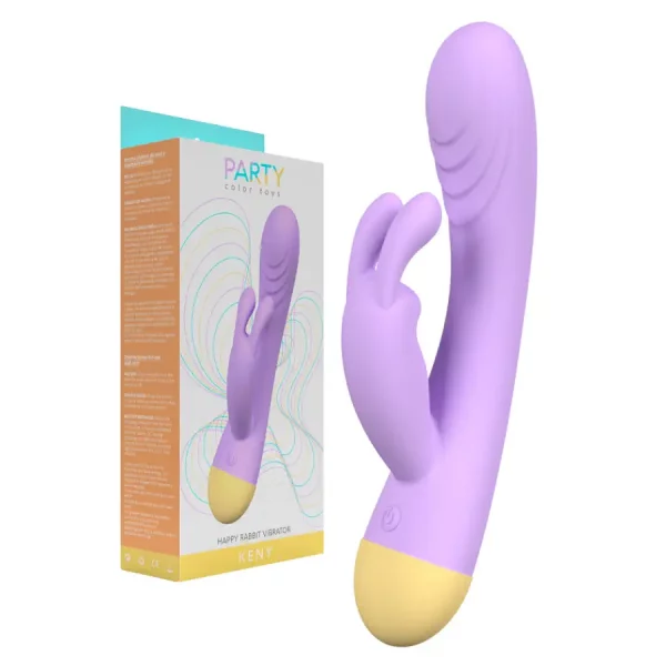 Vibrador Happy Rabbit Keny Lilás
