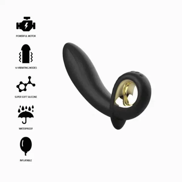 Vibrador Insuflável com Comando Wireless