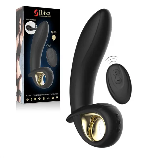 Vibrador Insuflável com Comando Wireless