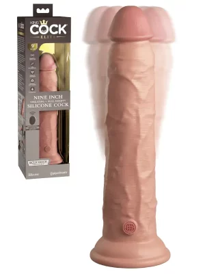 Vibrador King Cock Elite 9'' Dual Density Silicone