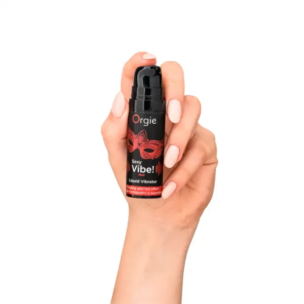 Vibrador Liquido com Efeito Calor Orgie Sexy Vibe! Hot 15 ml.
