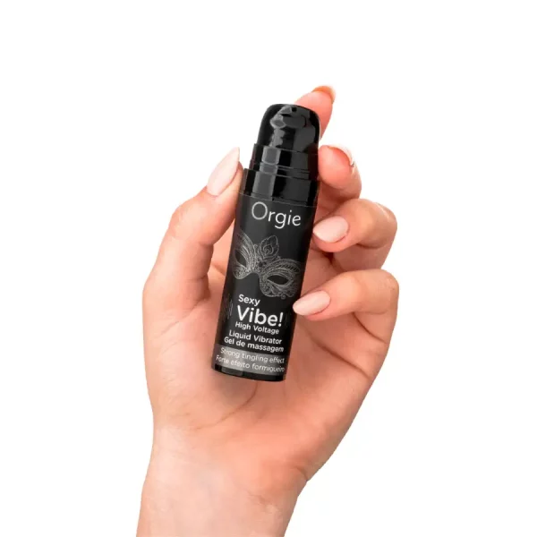 Vibrador Liquido com Efeito Extra Forte Orgie Sexy Vibe! High Voltage 15 ml.