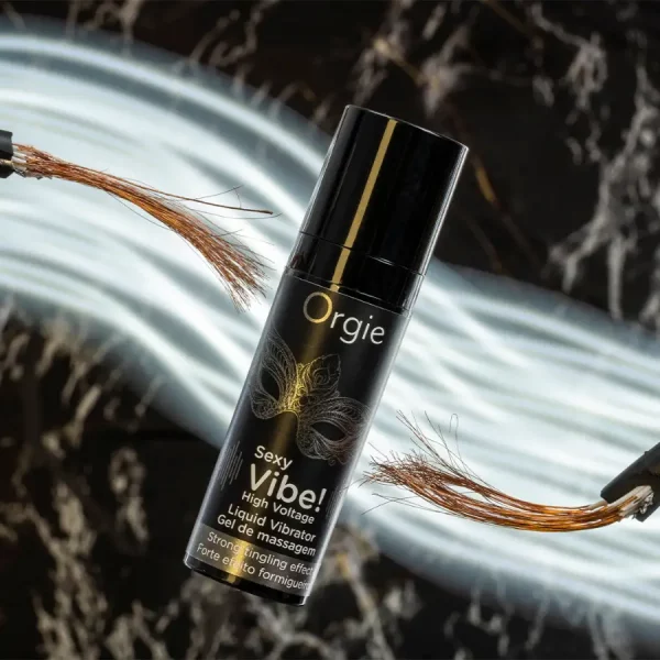 Vibrador Liquido com Efeito Extra Forte Orgie Sexy Vibe! High Voltage 15 ml.