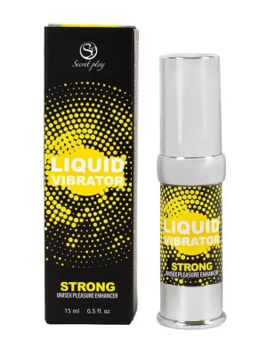 Vibrador Líquido Secret Play Estimulador Unisexo Extra Forte Menta 15 ml.