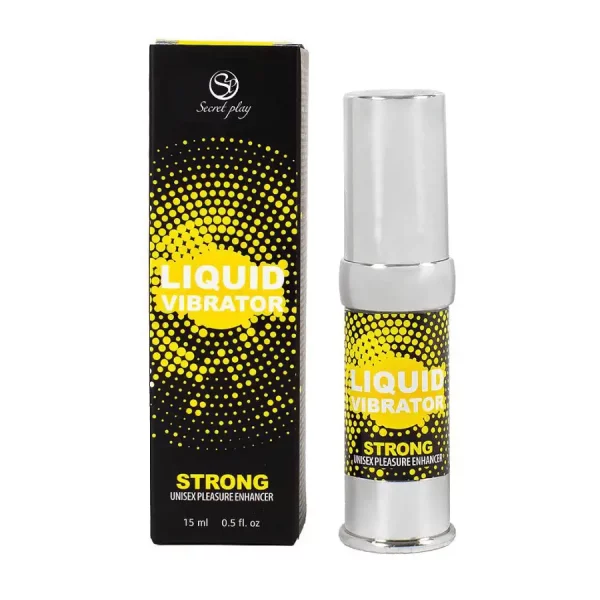 Vibrador Líquido Secret Play Estimulador Unisexo Extra Forte Menta 15 ml.