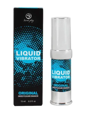 Vibrador Líquido Secret Play Estimulador Unisexo Menta 15 ml.
