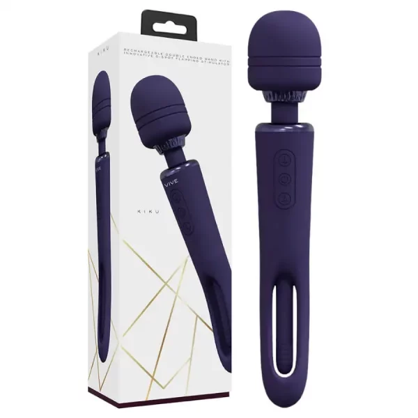 Vibrador Magic Wand + Flapping Vive Kiku