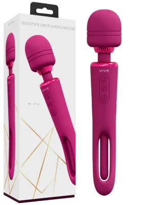 Vibrador Magic Wand + Flapping Vive Kiku