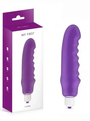 Vibrador My First Chubbie Roxo