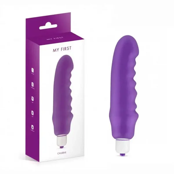 Vibrador My First Chubbie Roxo