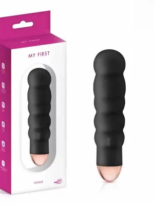 Vibrador My First Giggle Recarregável Preto