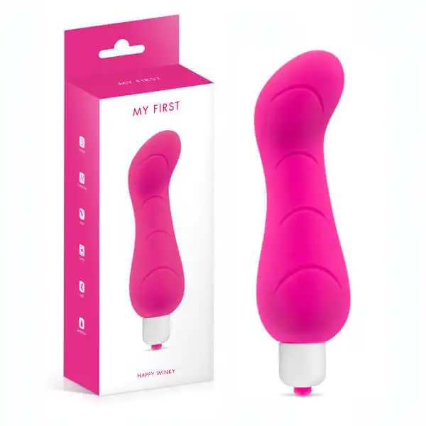 Vibrador My First Happy Winky Rosa