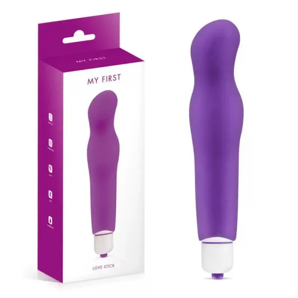 Vibrador My First Love Stick Roxo