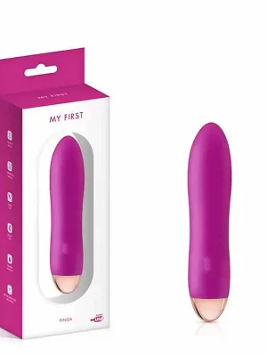 Vibrador My First Pinga Recarregável Rosa