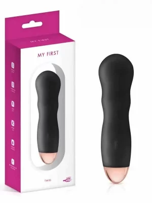 Vibrador My First Twig Recarregável Preto