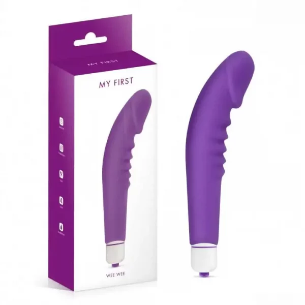 Vibrador My First Wee Wee Roxo