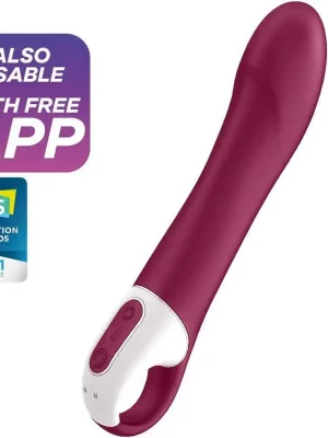 Vibrador Ponto G com Aquecimento Satisfyer Big Heat