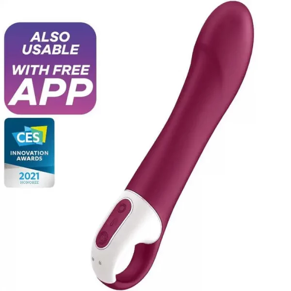 Vibrador Ponto G com Aquecimento Satisfyer Big Heat