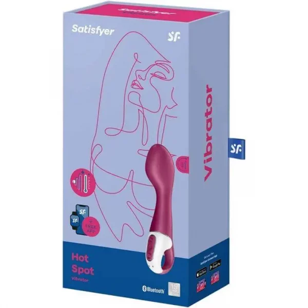 Vibrador Ponto G com Aquecimento Satisfyer Hot Spot