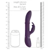 Vibrador Rabbit com Anel Massajador Vive Halo Roxo