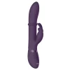Vibrador Rabbit com Anel Massajador Vive Halo Roxo