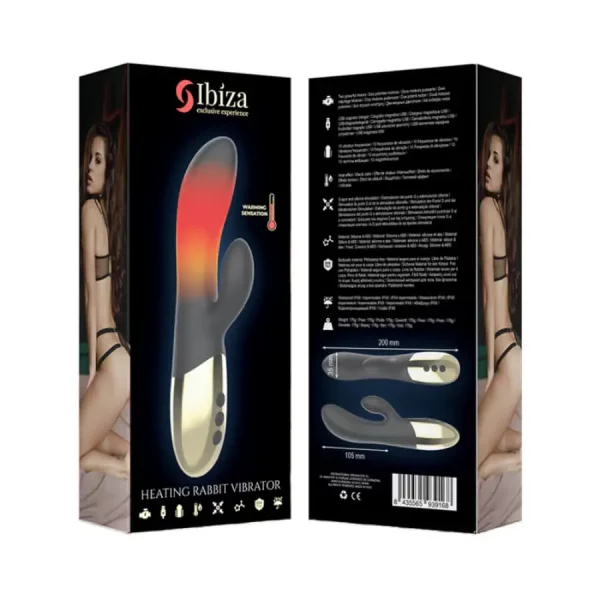 Vibrador Rabbit com Efeito Calor