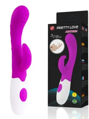 Vibrador Rabbit com Movimento Arthur Pretty Love