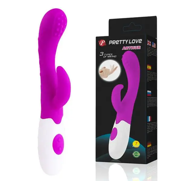 Vibrador Rabbit com Movimento Arthur Pretty Love