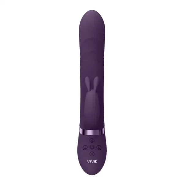 Vibrador Rabbit com Rotação Vive Nari Roxo
