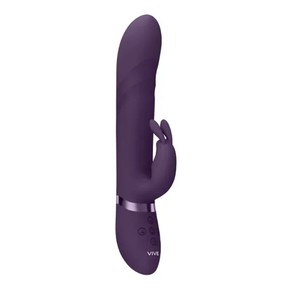 Vibrador Rabbit com Rotação Vive Nari Roxo