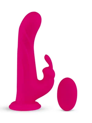 Vibrador Rabbit com Rotação Whirl Pulse Rosa