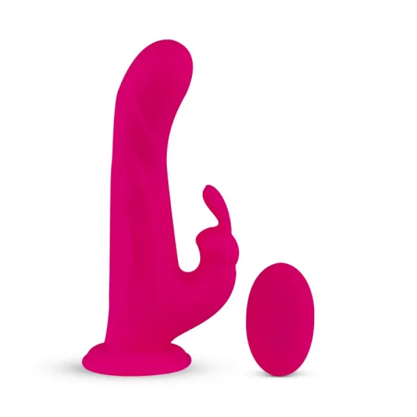 Vibrador Rabbit com Rotação Whirl Pulse Rosa